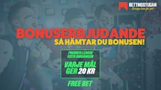 ComeOn Kampanj - Premier League - Bettingstugan