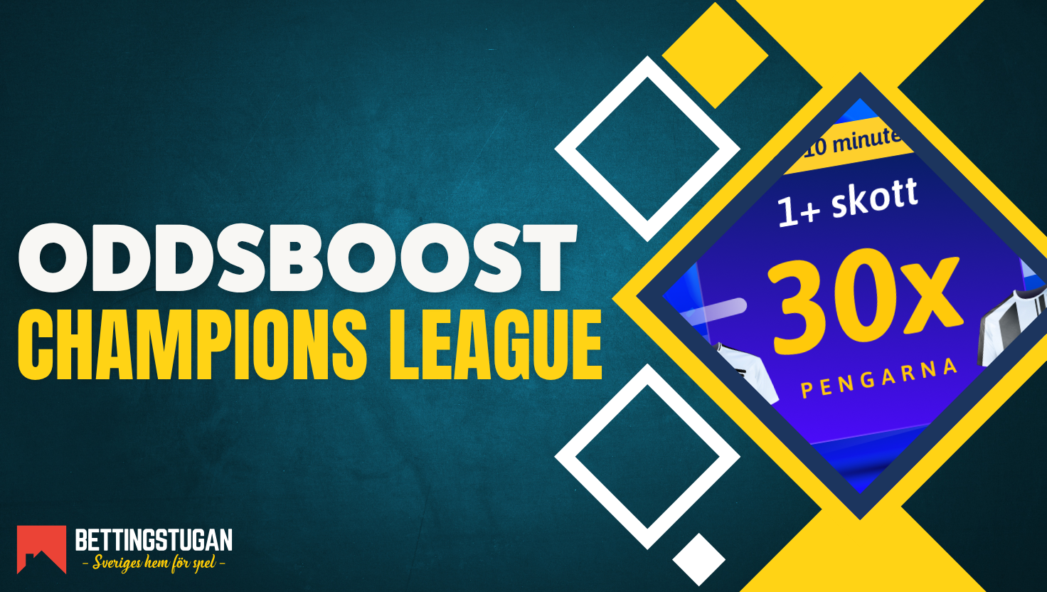 Oddsboost CL Juventus - Real Madrid Snabbare Bettingstugan