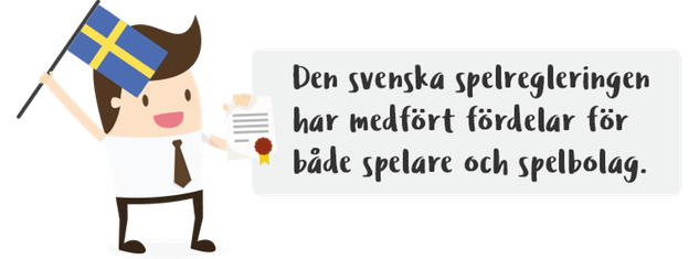 Fördelar spelbolag med svensk licens