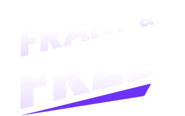 Frank fred new logo white