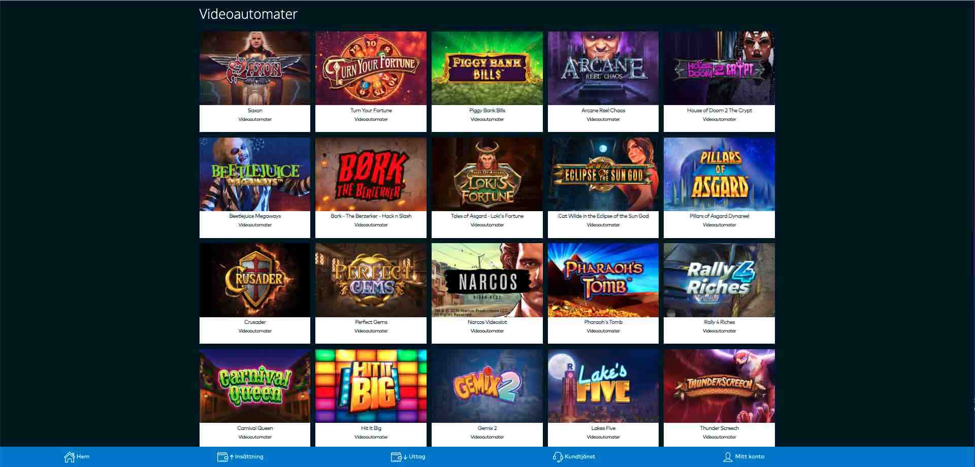 Fun casino videoautomater