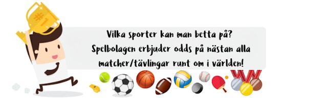 Bettingstugan Dooder - Vilka sporter kan man betta på?