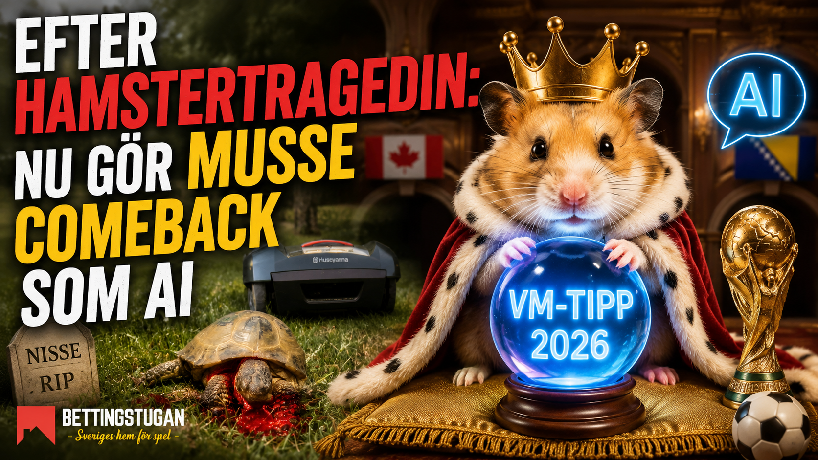Efter hamstertragedin: nu gör Musse succé som AI