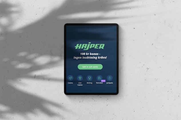 Hajper casinobonus utan insättning