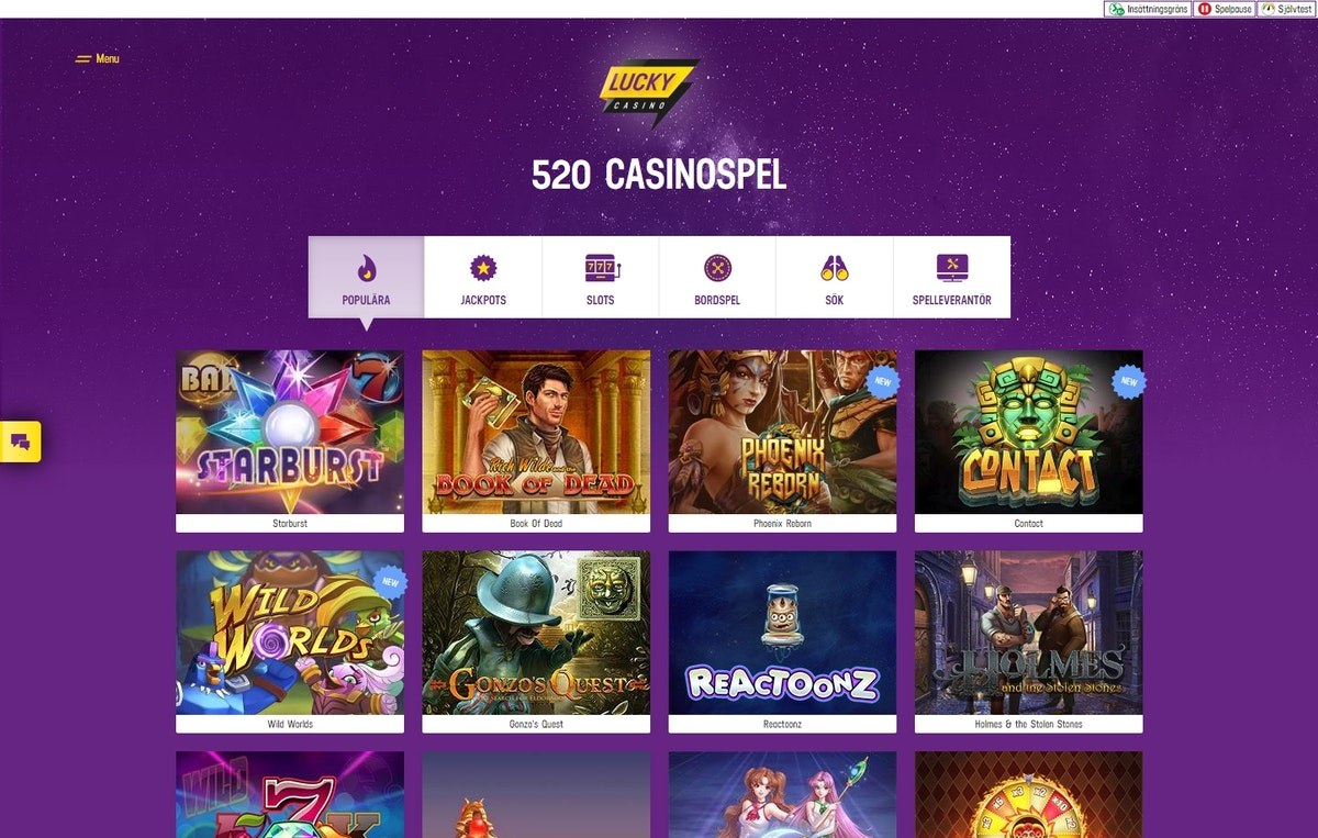 Luckycasino spel
