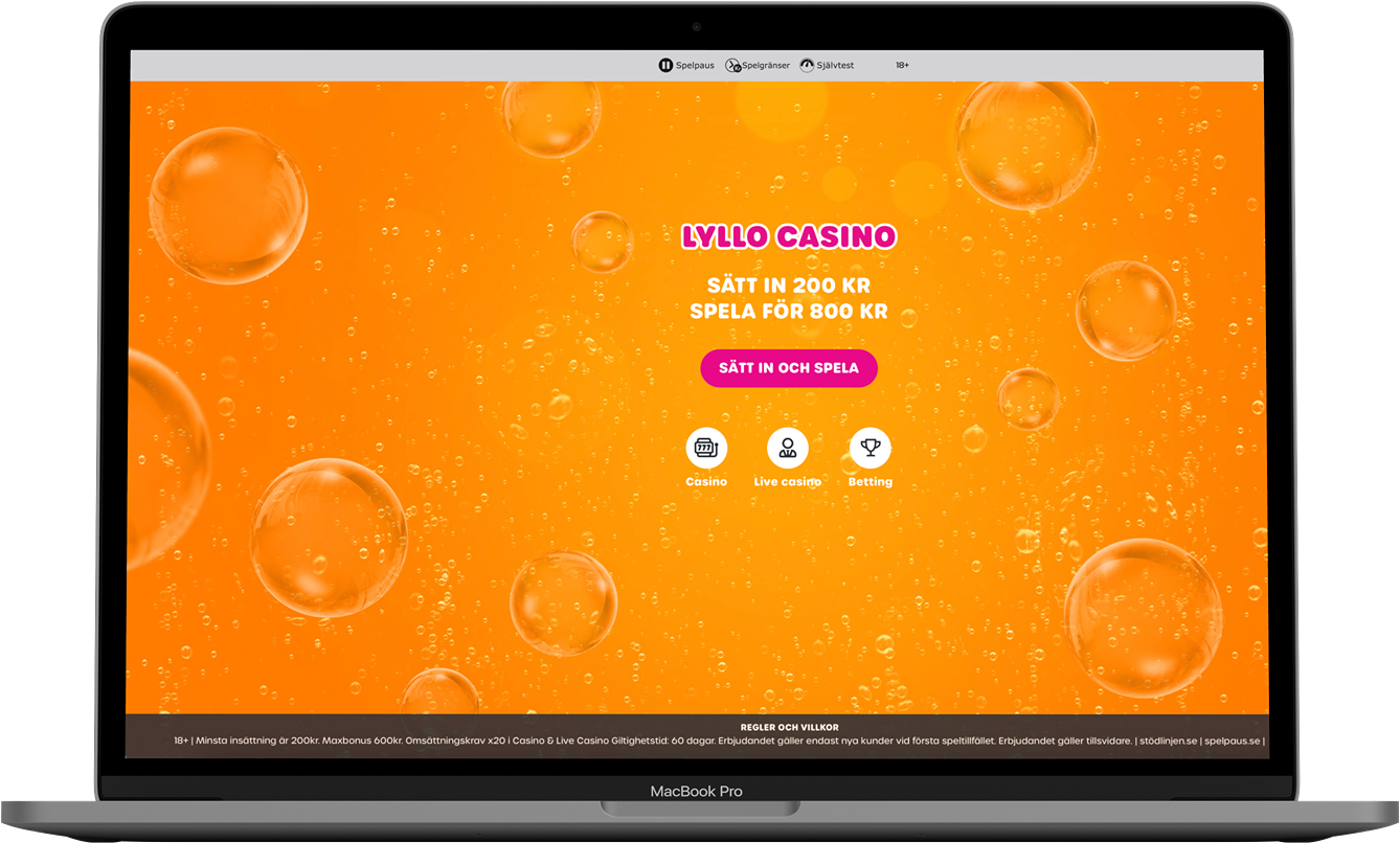 Lyllo casinobonus med bankid