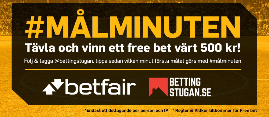Malminuten Betfair Twitter 500