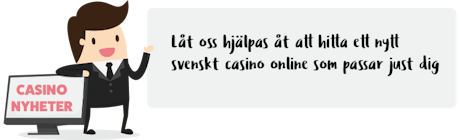Nytt online casino fran sverige