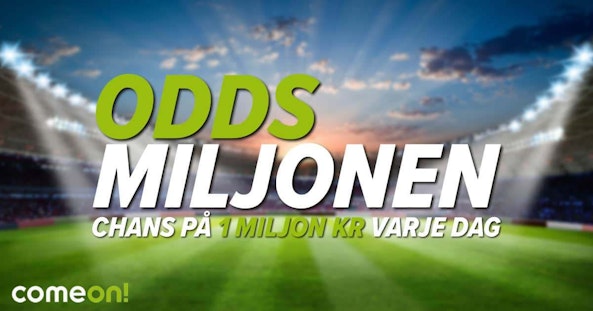 Bild på oddsmiljonen hos comeon med deras vm kampanj