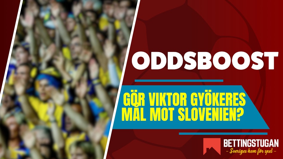 Oddsboost VM-kval Slovenien - Sverige Bettingstugan
