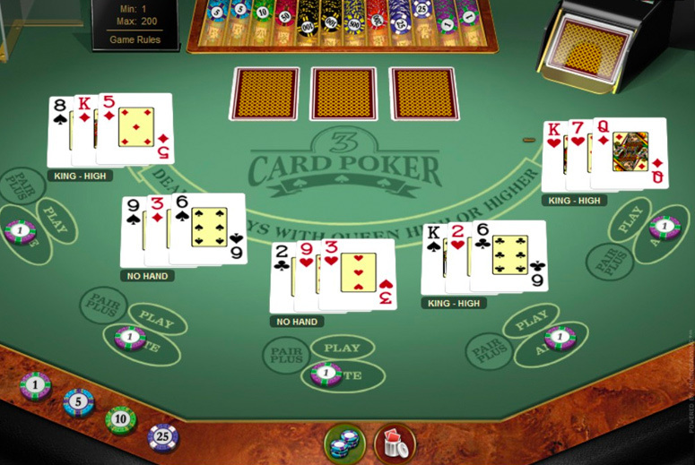 Three card poker
