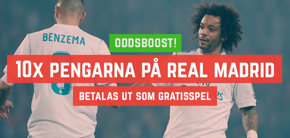 Realmadrid 10X Unibet Bettingstugan