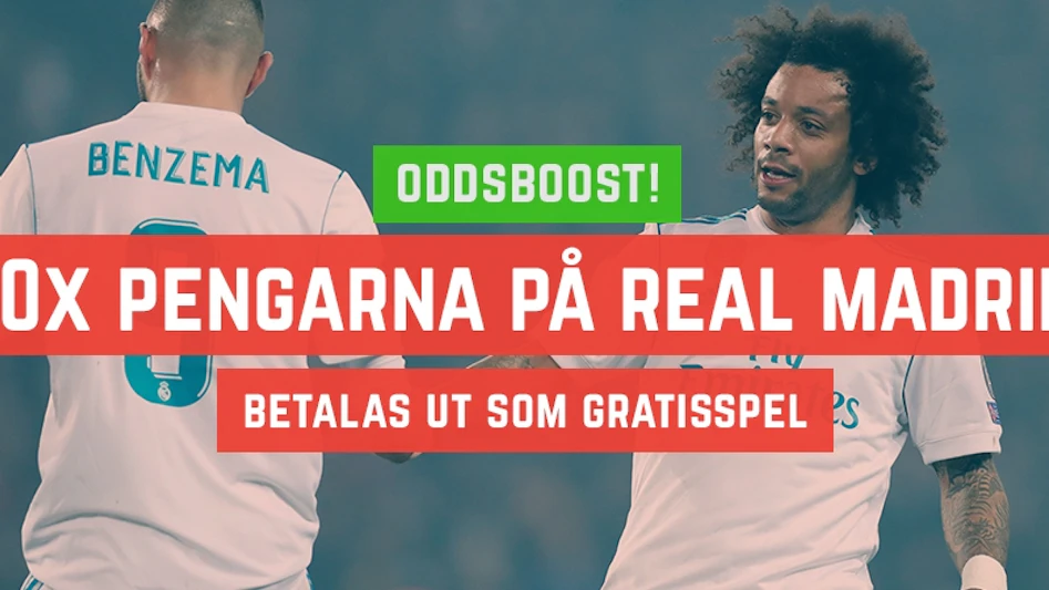 Realmadrid 10X Unibet Bettingstugan