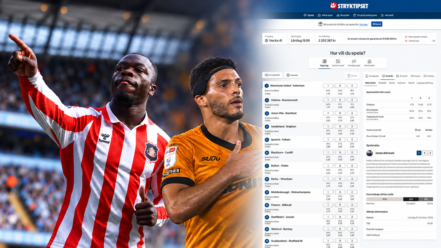 Skador och frågetecken inför Stryktipset: så är läget i alla 13 matcher