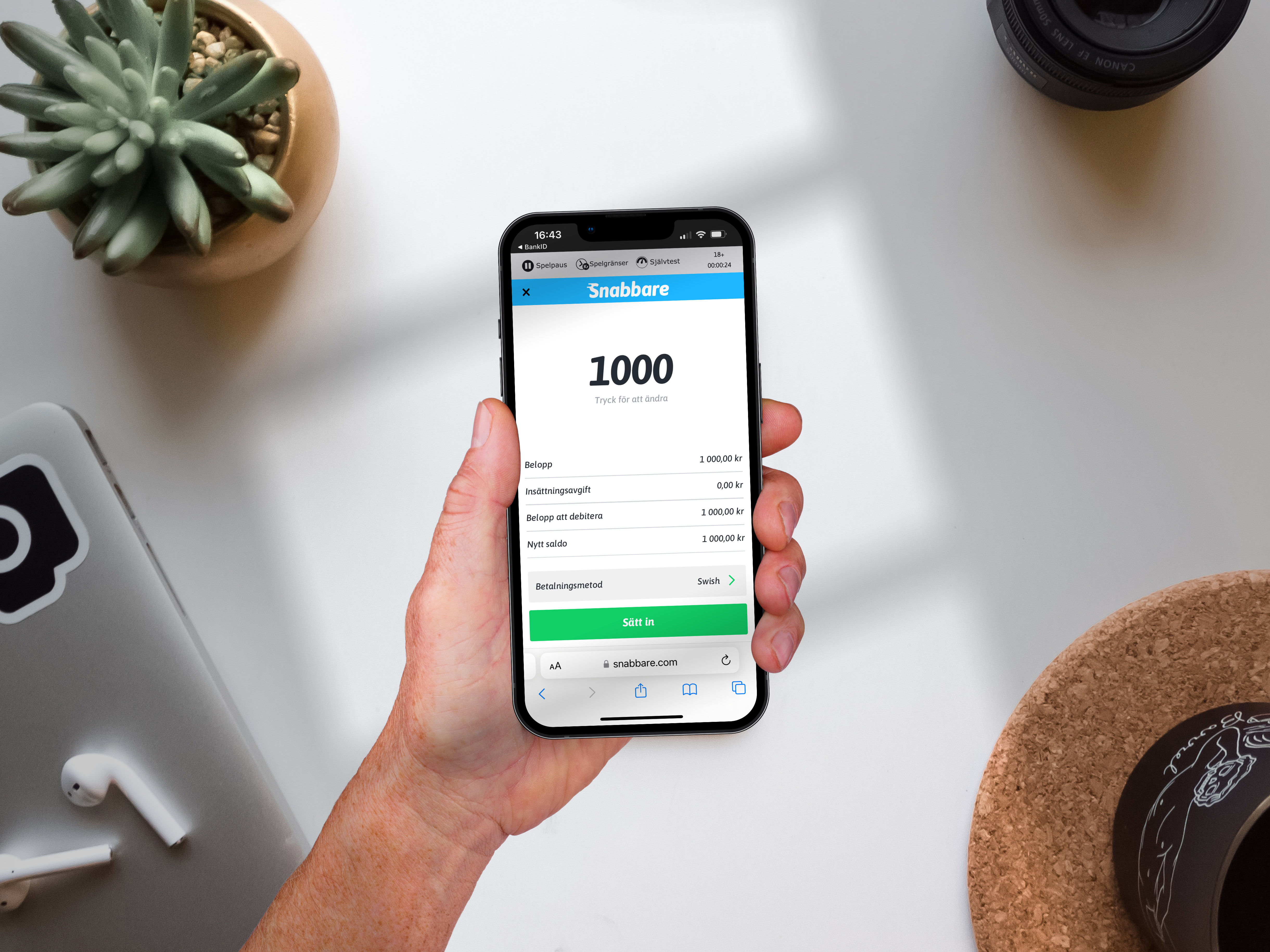 Snabbare casino utan konto