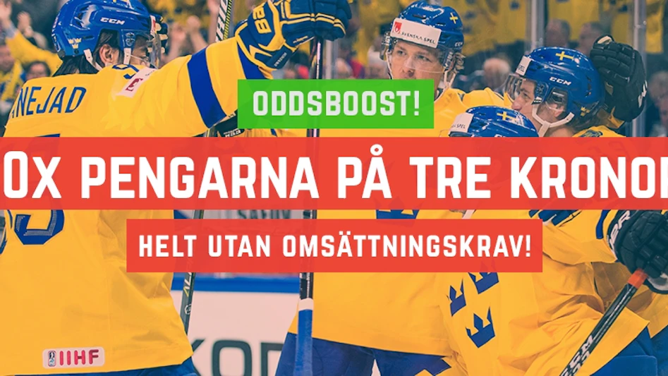 Sweden Hockeyvm 10X Bettingstugan