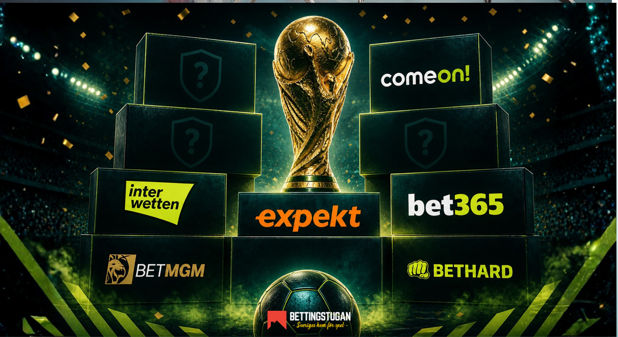 Topp 10 bettingsidor för Fotbolls-VM 2026