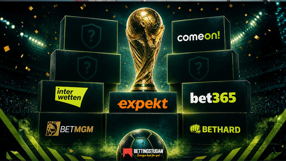 Topp 10 spelbolag fotbolls vm 2026