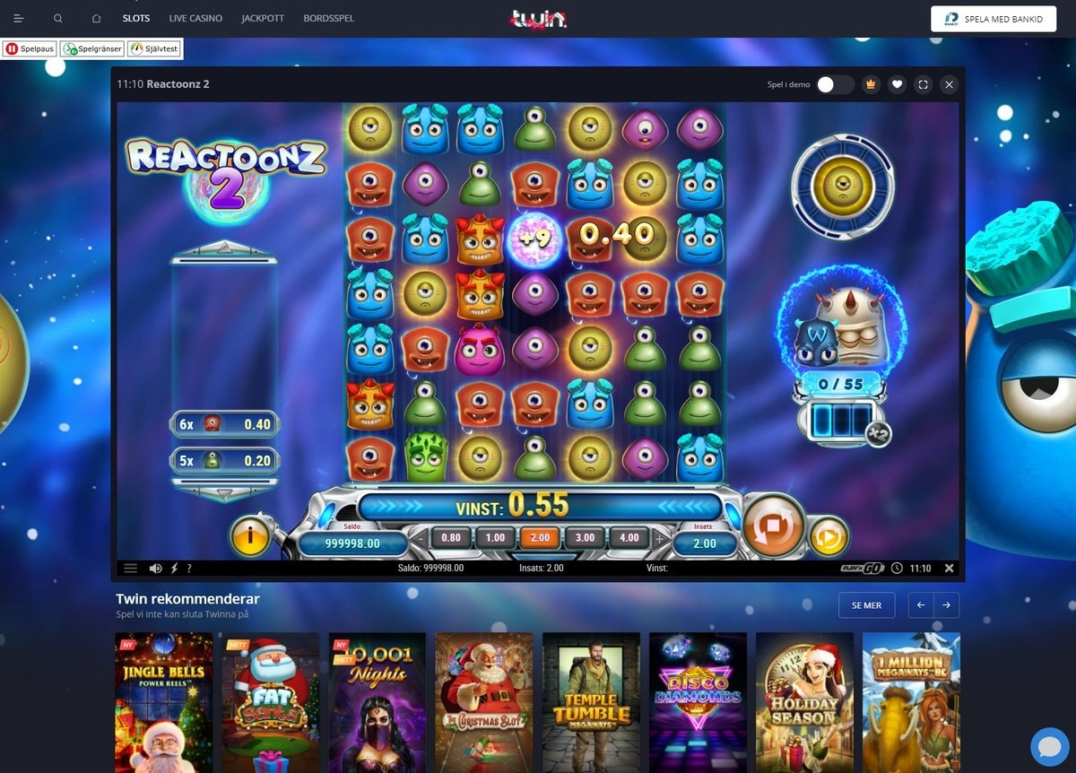 Twin casino spel se