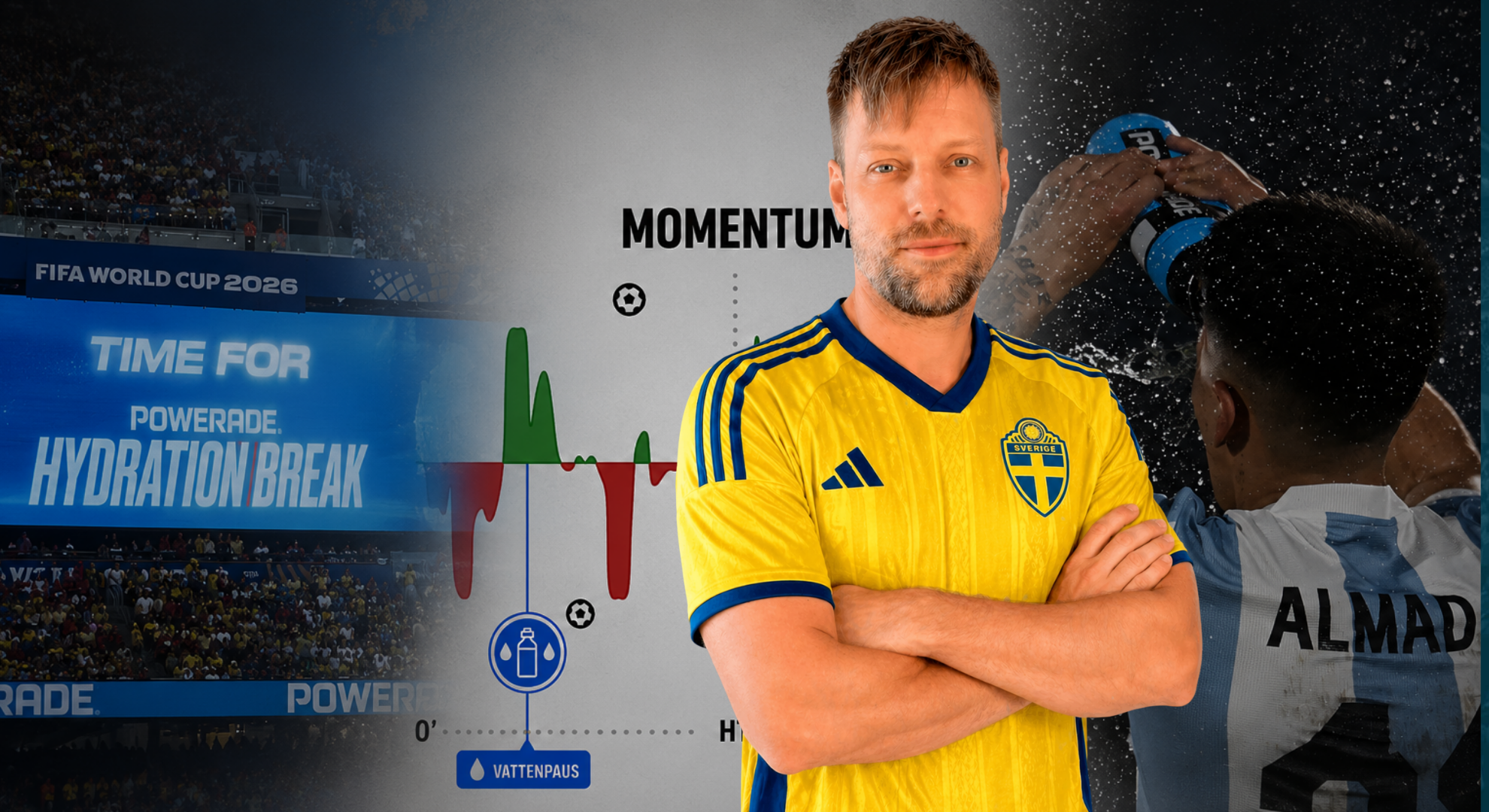 Jonas Weimer: "FIFA håller på att förändra fotbollen med sina vätskepauser"