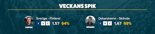 Veckan spik 21 2021