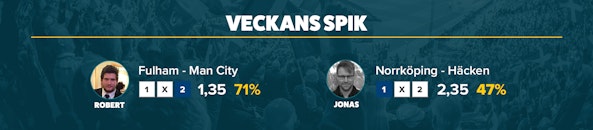 Veckan spik v10