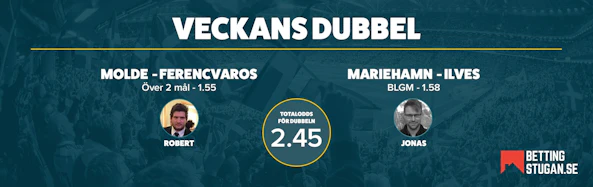 Veckans dubbel riktig12