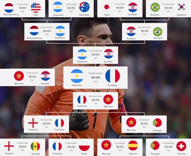 Vm slutspelstrad slutspel