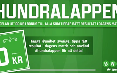 Hundralappen Unibet