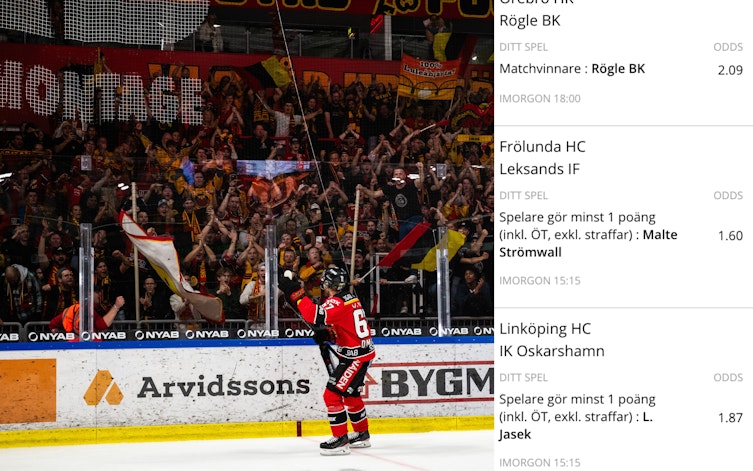 Speltips SHL-trippeln 21/9