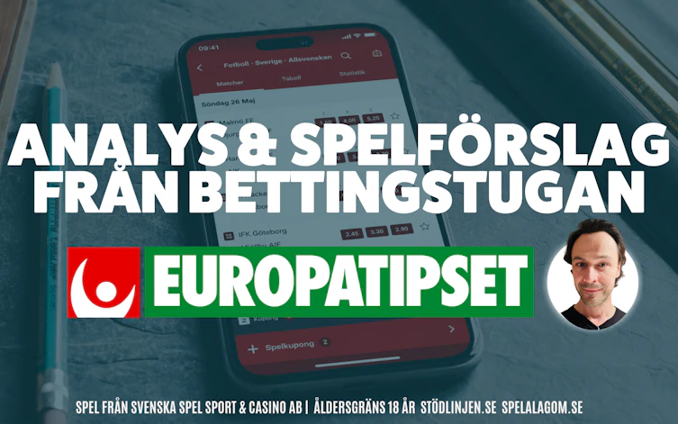 Speltips Europatipset » Söndag 16/8