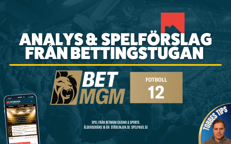 Speltips Fotboll 12 » Torsdagen 4/9