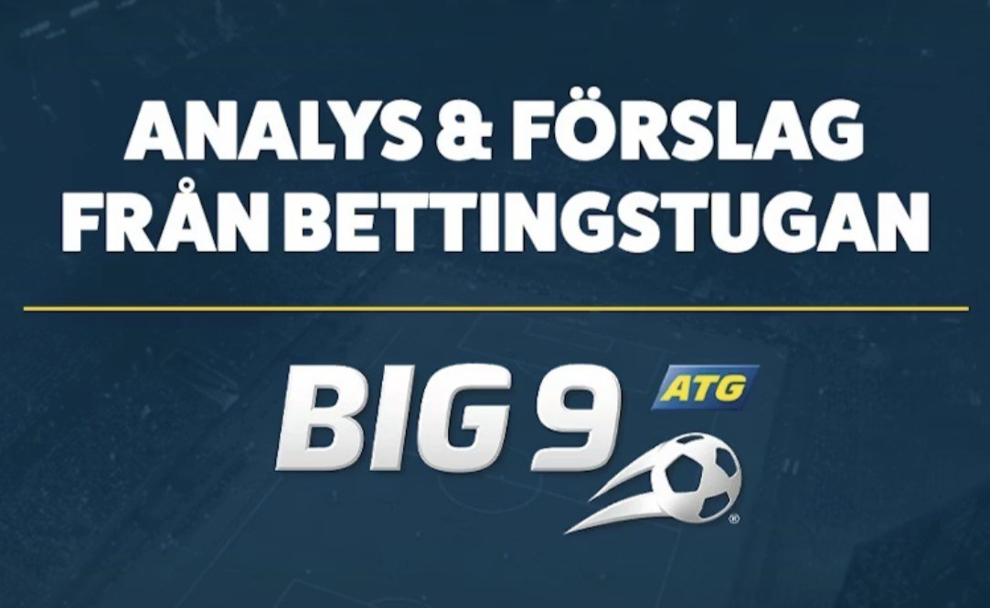 Speltips Big 9 » Lördag 13/6