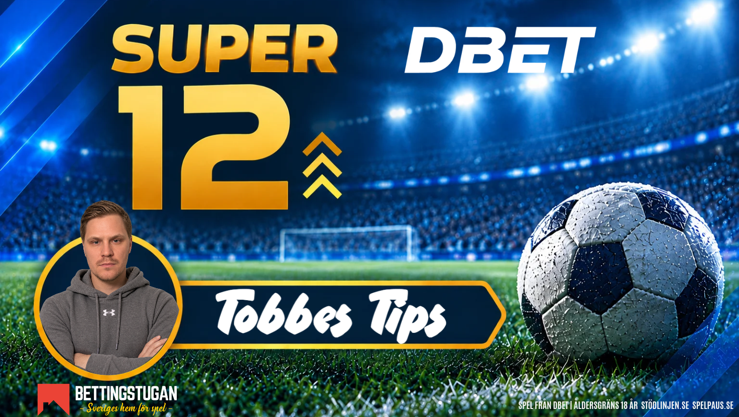 Speltips Super 12 » Torsdagen 22/10