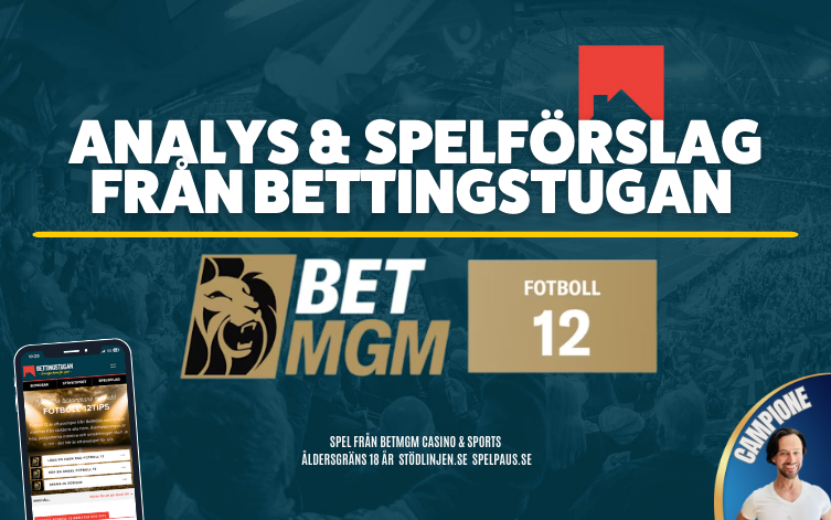 Speltips Fotboll 12 » Söndag 7/9