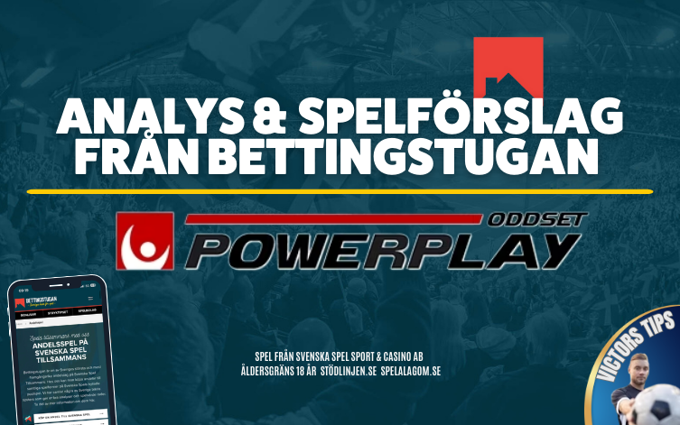 Speltips Powerplay » Onsdag 1/10